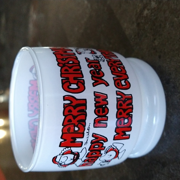Vintage Tom Wilson Ziggy Christmas drinking glass - Picture 3 of 6